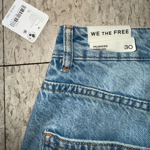 Free People Palisades Wide Leg Jeans - Picture 6 of 7